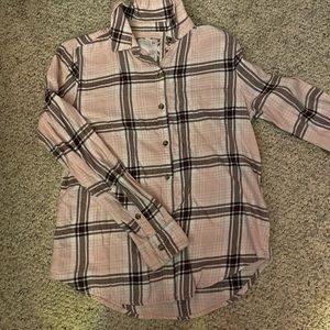 SO cozy flannel- pink. Used- like new